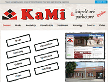 Tablet Screenshot of kami-lv.sk